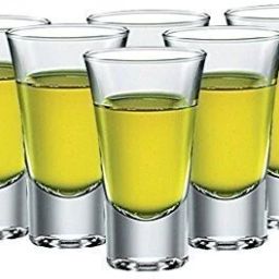 (Pack of 6) PAUNI SHOT GLASS WITH HEAVY BASE ( VODKA , TEQUILA SHOT GLASS) SET OF 6 , 30ML Glass Set Shot Glass-image-39