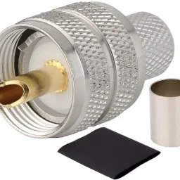 Telehatch UHF PL-259 Male Plug Crimp RF Connector | for 50-Ohm LMR400, RG8, RG8X Antenna Amplifier-image-89