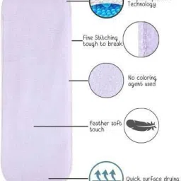 bouncing bliss Reusable -Washable Microfiber 5 layer White Inserts Liners - Babies-pack of 12 image 5