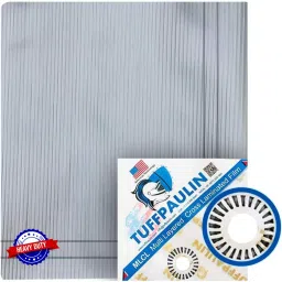 12FTX12FT-150GSM-SILVER Tarpaulin Tent - For Truck body, Car, Bike and Train Wagon Cover, Grain Covers, Pond Liners, Poultry Curtains, Fumigation Cover, Industrial Equipment Cover, more than 1000 applications - providing, shelter from inclement weather, protecting flooring from paint drips-image-60