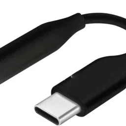 JAZX Black Type C to 3.5 mm Audio Jack Connector , Headphones Jack Adapter Phone Converter-34