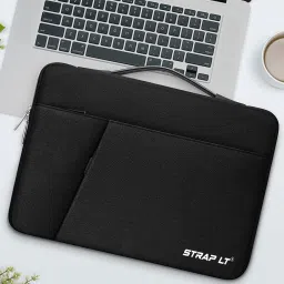 Black Men & Women Messenger Bag 15-16 Inch Sleeve Bag Case for Laptop MacBook Waterproof Laptop Sleeve Bag,Black-image-89