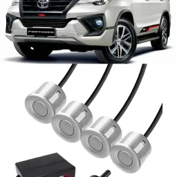 PKNA1852 White Car Reverse Parking Sensor with LED Display 4 Sensor PKNA1852 Parking Sensor-image-1