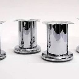 Steel Round Sofa Leg 4 Pieces Fixed Furniture Caster-23