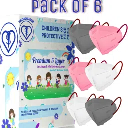 N95 color mask for child Reusable Washable Face Mask Breathable, Outdoor Anti-Pollution & Anti Virus Breathable Face Mask with Premium Quality masks Especially for Kids With 5 Layers Protection Respirator With Melt Blown for Boys Girls Children Babies (Anti Pollution Mask , Anti Viral Mask , Anti Bacterial Mask ) (School Mask , Outdoor Mask , Kids Party Mask) (Child Mask , Kids Mask 3 years, Kids Mask 4 years , kids Mask 5 years , kids mask 6 years , kids mask 7 years , kids mask 8 years , kids mask 9 years , kids mask 10 years up to 14 yrs ) Kids N95 Print 6 PCS Combo 4 Reusable, Washable Cloth Mask With Melt Blown Fabric Layer-picture-15