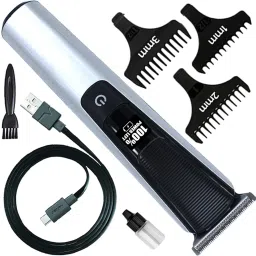 GIE Washable Rechargeable Beard Moustache Hair Trimmer High Power Hair Clipper BD Fully Waterproof Grooming Kit 120 minRuntime 3 Length Settings-image-56