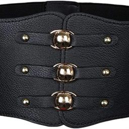 Women Casual, Evening, Party, Formal Black Fabric Belt-image-26