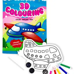 SCOOBIES Kids White Inflatables Plane Activity Toys and Games-31