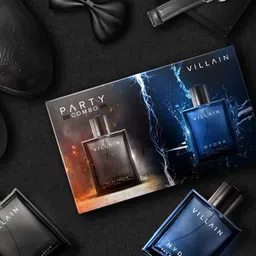 VILLAIN Party Combo Men Set Of 2 Classic & Hydra EDP Perfume-150ml-7