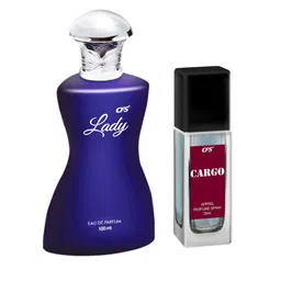 CFS Lady  & Cargo Blue Set Of 2 Eau De Parfum & Perfume Spray- 100ml + 25ml-24