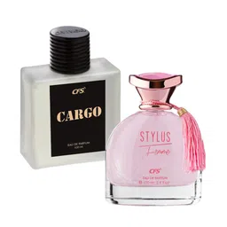 CFS Cargo Black & Stylus Set Of 2 Long Lasting Eau De Parfum - 100ml Each image 1