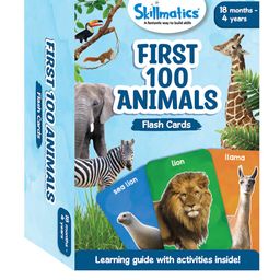 Skillmatics Kids 100 Animals Thick Flash Cards-17