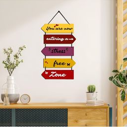 Home Delight Yellow & Red  Wooden Wall Hanging-image-68