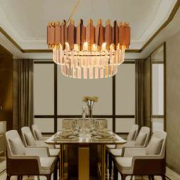 kapoor lampshades Aidan Gold Crystal Empire Chandelier-picture-22