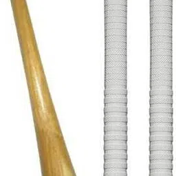 lcarno Set of 2 Cricket Bat Handle Grip with 1 Cricket Bat Handle Gripper Chevron-picture-0