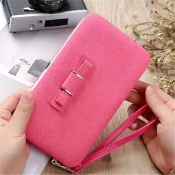 Casual Pink Clutch - Regular Size-image-20