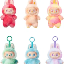 Labubu Plush Keychain, Multipurpose Decorative Soft Toy - 17 cm-picture-0