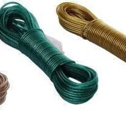 Cloth Rope PVC Coated Anti-Rust Steel Wire For Clothes Drying (3 Piece) Plastic Retractable Clothesline-image-92