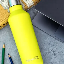 Servewell Alaska Lime Green  SS Single Stainless Steel Water Bottle 820 ml-image-31