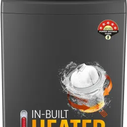 whirlpool 9 kg Fully Automatic Top Load with In-built Heater Grey image 2