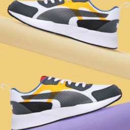 Puma Men White Black Colourblocked IDP Sneakers Sneakers For Men-image-1
