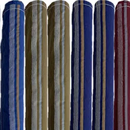 Dallor XXL Cotton–Soft, Absorbent, Striped, 6 Dark Colors, Extra Large, Durable ["Multicolor"] Handkerchief-7