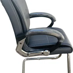 Special Director Principal Manager Office Visitor Study Chair with Arm Rest Leatherette Office Arm Chair-image-86
