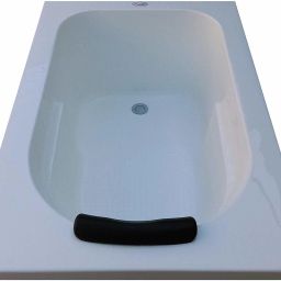 6 Feet Rectangular Acrylic Bathtub for Adults (with Headrest) - White Acrylic 6 feet Rectangular Bathtub - White Undermount Bathtub-image-48