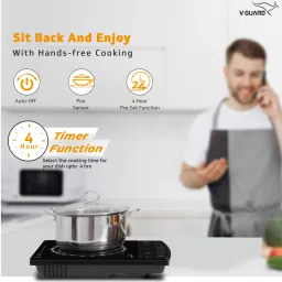 v-guard 1600 W Induction Cooktop Push Button image 4