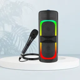 Clairbell Bluetooth (PORTABLE PARTY SPEAKER) With Karaoke Mic & RGB Lights, Bass SoundH34 40 W Bluetooth Tower Speaker-23
