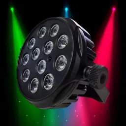Led Slim Mini Par Stage Light 2WX12 Leds Multi Color with Remote Control Disco Ball Set-24