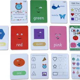 kyds play Early Learning Combo of 8 - Series 1 - Wipe & Clean Activity Flash Cards image 4