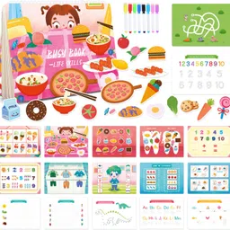 verilux Busy Book for Toddlers Preschool Learning Activities and Tracing Book-picture-33
