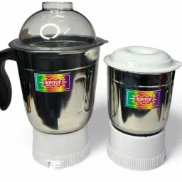 JMG Big White Base Jar (1500ml) with Medium Jar (800ml) Mixer Juicer Jar-image-1