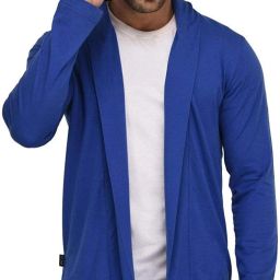 Men Jacket Style Full Sleeve Blue Shrug-image-66