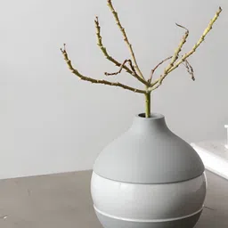Decor de Maison Klova Grey Ceramic Vase-9