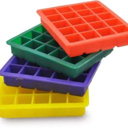 KARP 20 Grid Flexible Food Grade Multicolor Silicone Ice Cube Tray-image-13