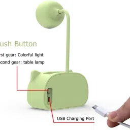 rhinetoys LED Desk Lamp with Pen Holder & Sharpener: Study Light for Home,Office Study Lamp image 4