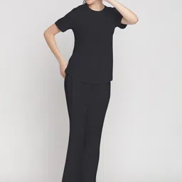 Wearjukebox Round Neck Lightweight Tshirt With Trousers-picture-13