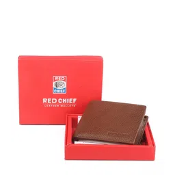 Red Chief Men Brown Leather Two Fold Wallet-20