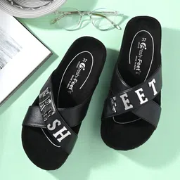 FRESH 1947 FEET Embellished Open Toe Flats-49