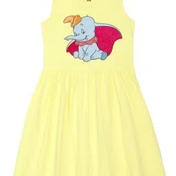 Wear Your Mind Girls Dumbo Printed Fit and Flare Dress-image-62