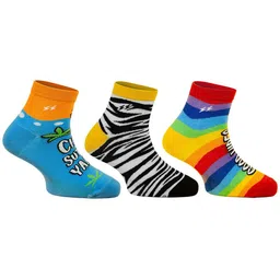 Papa Socks Unisex Pack Of 3 Patterned Ankle Length Socks-image-90