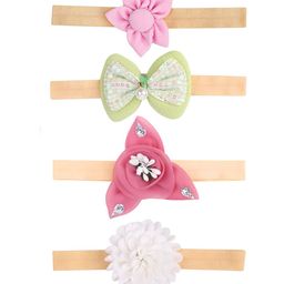 Xivir Set of 4 Embellished Hairbands-16