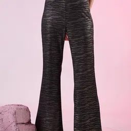 20Dresses Women Self Designed Bootcut High Waisted Pants-image-40