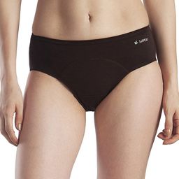 LAVOS Mid-Rise Leak Proof & Cotton Reusable PeriodBriefs LAVOS1005BROWN-S-image-65