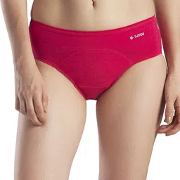 LAVOS Mid-Rise Leak Proof & Cotton Reusable Period Brief LAVOS1005-No Stain-Fresh Pink-S-28