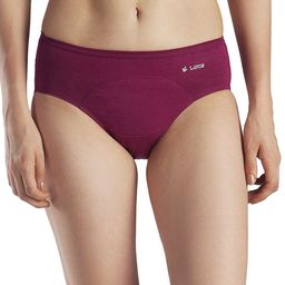 LAVOS Mid-Rise Leak Proof & Cotton Reusable Period Briefs LAVOS1005PLUM-S-image-67