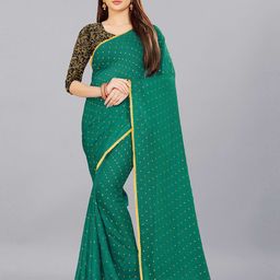Aardiva Embellished Mukaish Pure Chiffon Saree-image-33