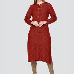 Elthia Woollen Straight Kurta-picture-1
